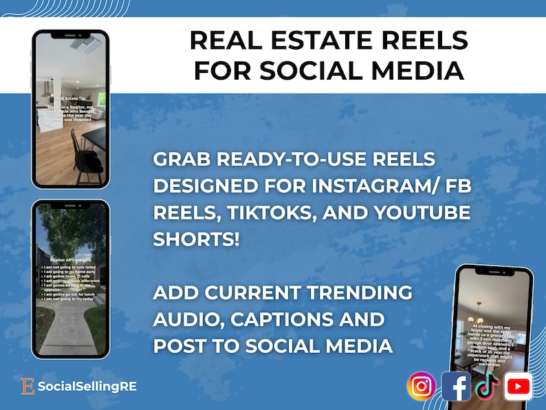 Reels for Realtors (funny Real Estate Reels for Social Media) - IG & FB ...