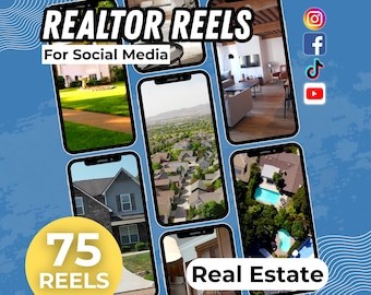 Blank Reels For Realtors (Social Media Templates-Real Estate) Reels, Shorts, Tiktoks