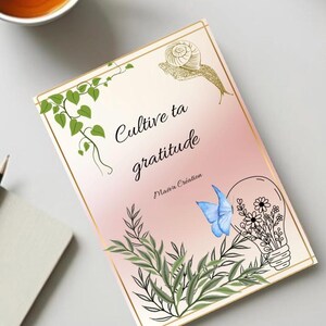 Carnet de gratitude à imprimer – Affirmations positives – Journal bien-être PDF