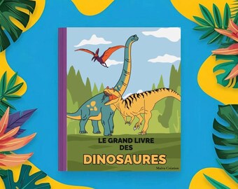 Dibujos de dinosaurios para colorear para niños para imprimir – 13 páginas en PDF – Actividad divertida prehistórica