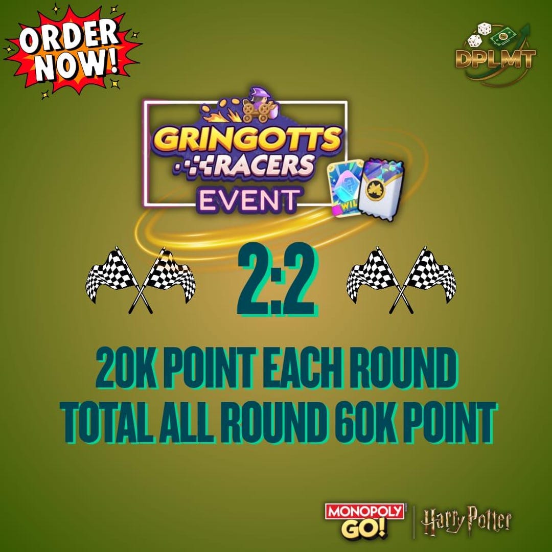 thumbnail image 2 of Gringotts Racers Tycoon Racers Event Mono_poly Slot Car Stand - New 2 of 2