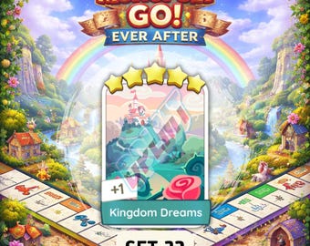 Sueño del Reino - Pegatinas de 5 estrellas - SET 23 - Monopoly_GO Ever After