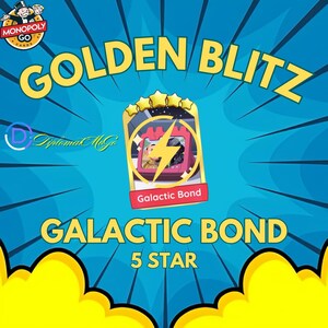 Galactic Bond MoGo Golden Blitz-set 18 - 5-sterrensticker