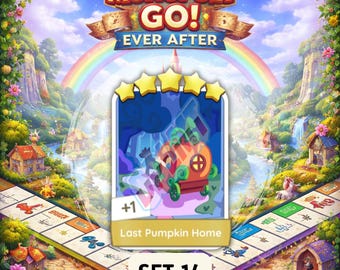 Última Calabaza a Casa - Pegatina de 5 Estrellas - SET 16 - Monopoly_GO Ever After