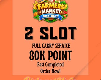 FARMERS MARKET Partners Monopoly-GO 2x Slot Full Carry 80K Punkte