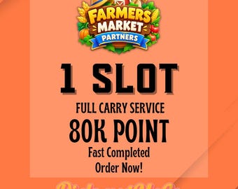 FARMERS MARKET Partners Monopoly-GO 1x Slot Full Carry 80K Punkte