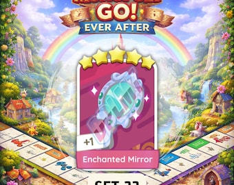 Espejo Encantado - Pegatinas de 5 estrellas - SET 22 - Monopoly_GO Ever After