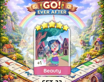 Beauty - 5 Star Stickers - SET 22 - Monopoly_GO Ever After