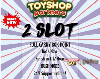 Monopoly GO Carry Service Fantastic Partners Event Mono-poly GO Full Carry Service - 80K Points Game Package, 2025 Strategy Battle Partners Pokémon TCG Cards - Foto 4