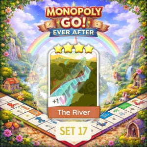 The River - 4 Star Stickers - SET 17 - Monopoly_GO Ever After