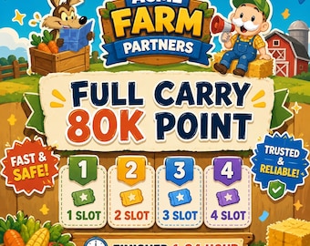 Monopoly GO ACMEFARM Partners Event Full Carry 80K Points
