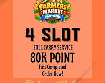 FARMERS MARKET Partners Monopoly-GO 4x Slot Full Carry 80K Punkte