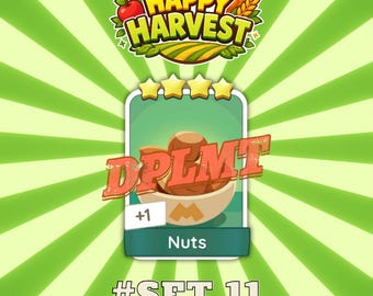 Nuts Set 11 Monopoly_GO 4 Star Stickers - ALL AVAILABLE