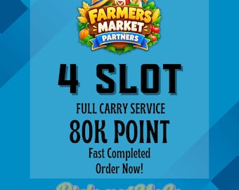 Bauernmarkt-Partner 4x Slot Full Carry 80.000 Punkte Monopoly GO
