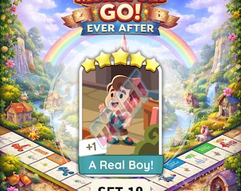 ¡Un niño de verdad! - Pegatinas de 5 estrellas - SET 18 - Monopoly_GO Ever After