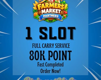 Monopoly_GO Bauernmarkt Partner 1x Slot Volle Ladung 80.000 Punkte Kein Stress
