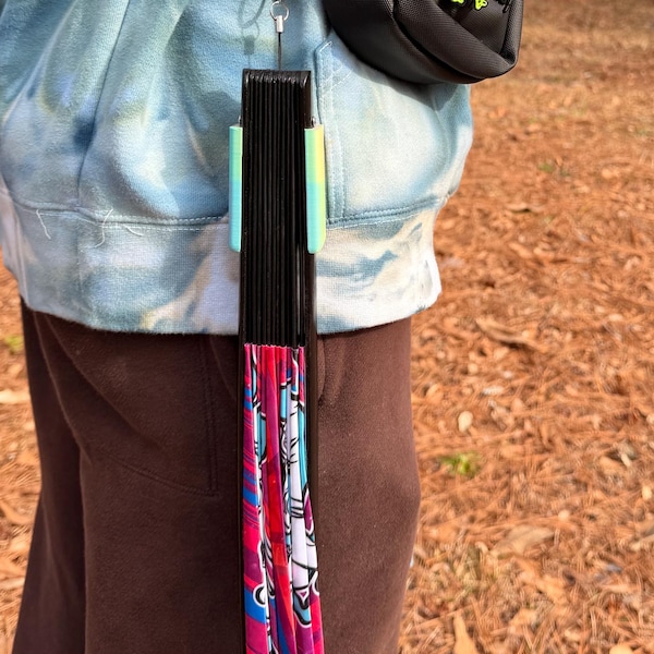 Festival Fan Holster Keychain