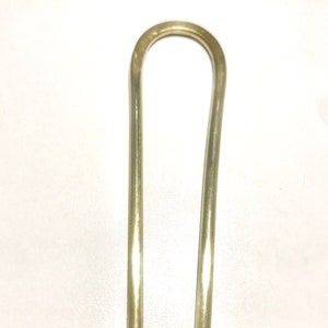 Hand forged Brass Hair Pin, Plain