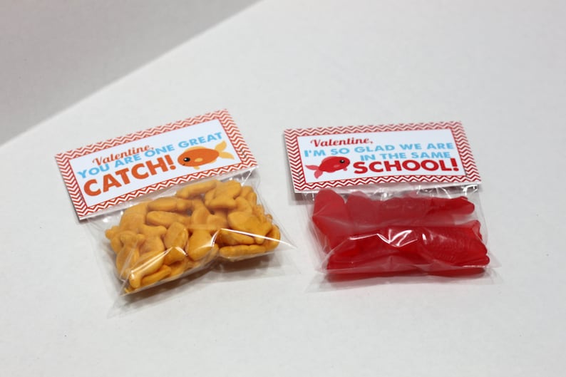 classroom treat Valentines Day favor PRINTED treat topper valentine treat valentine treat topper favor class treat valentine favor