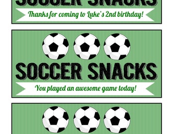 Soccer party favor box STICKERS ONLY, soccer team treats, favor box sticker, treat box sticker, soccer party, soccer banquet