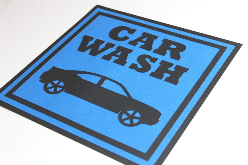 Pit stop party sign race car birthday party die cut party image 8