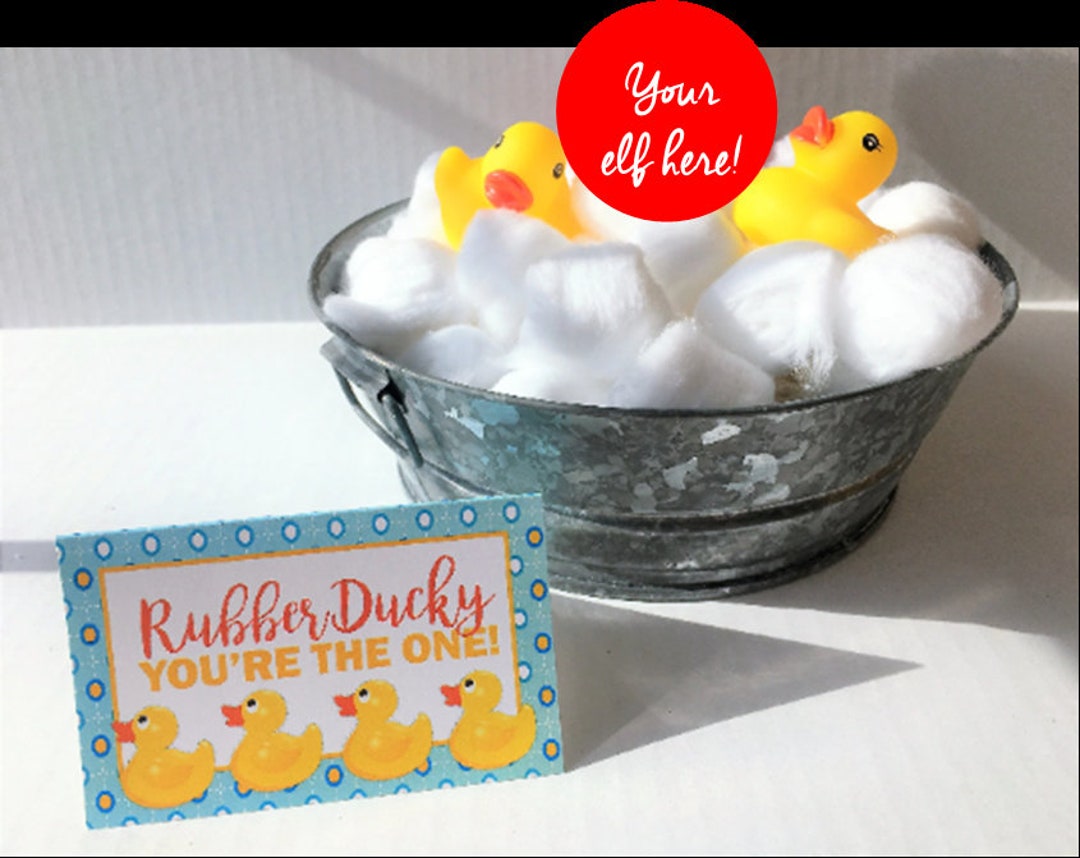 Elf Bubble Bath, Rubber Ducky, Elf Prop, Stage Your Elf, Elf Kit, Elf Accessories, Christmas Elf