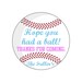 Baseball Party Tags PRINTABLE FILE, Vintage Baseball, Baseball Birthday ...