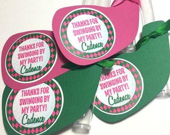 Golf party favor TAGS ONLY, golf birthday party, golf favor, golf treat, party favor, golf par tee