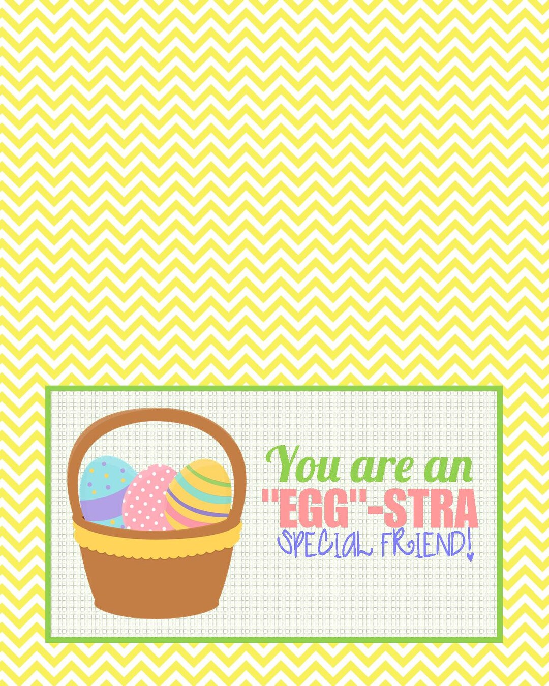 Easter treat topper eggstra special friend PRINTABLE treat - Etsy España