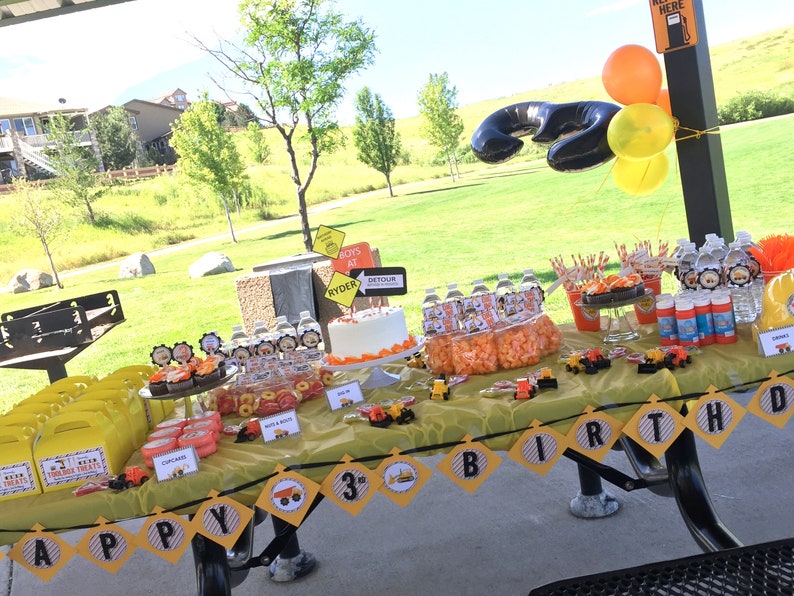 Construction Birthday Party Tool Box Favor Box Treats Etsy
