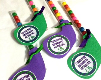 Golf party favors (35) - golf birthday party, golf favor, golf treat, party favor, baseball, basketball, soccer, bowling, football