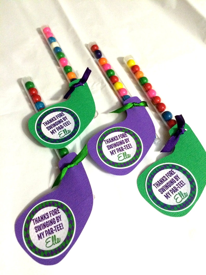 Golf Party Favors 35 Golf Birthday Party Golf Favor Golf Etsy