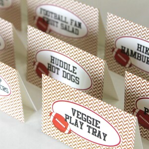 Buffet, menu or place cards (10)  - custom, personalized, candy bar, holiday party, birthday party, bridal or baby shower