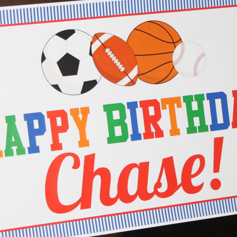 Sports Birthday - Etsy