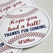 Baseball Party Tags PRINTABLE FILE, Vintage Baseball, Baseball Birthday ...