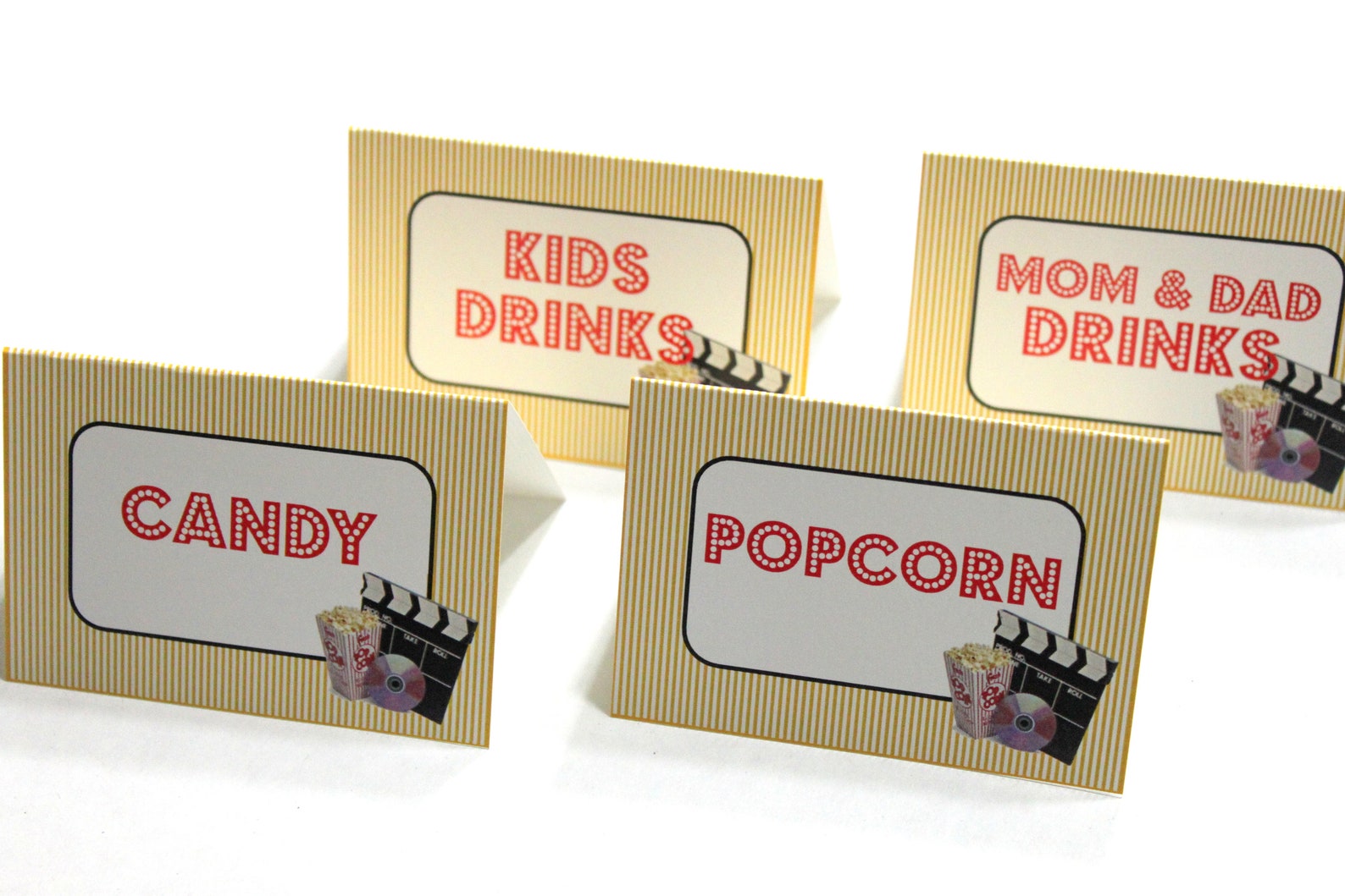 Movie Night Poster Set PRINTABLE 3 Signs Welcome to Movie - Etsy