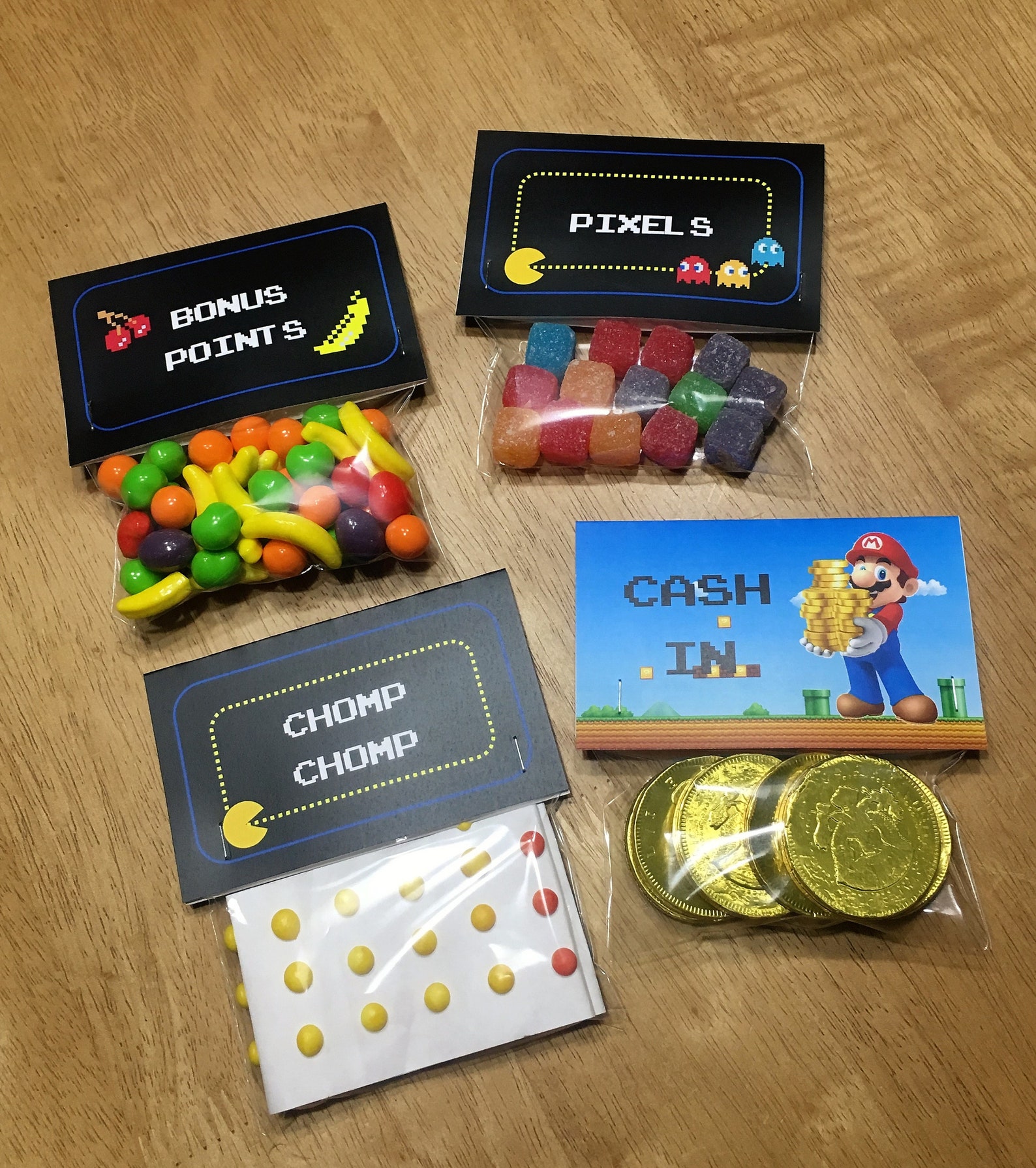 Gaming Party Favors DIY Bonus Points Party Favor TREAT Etsy