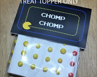 Bomboniere per feste a tema videogiochi, DOWNLOAD DIGITALE, bomboniera chomp chomp, festa con videogiochi, caramelle, dolcetti, bomboniera, compleanno per bambini, videogiochi, giocatore