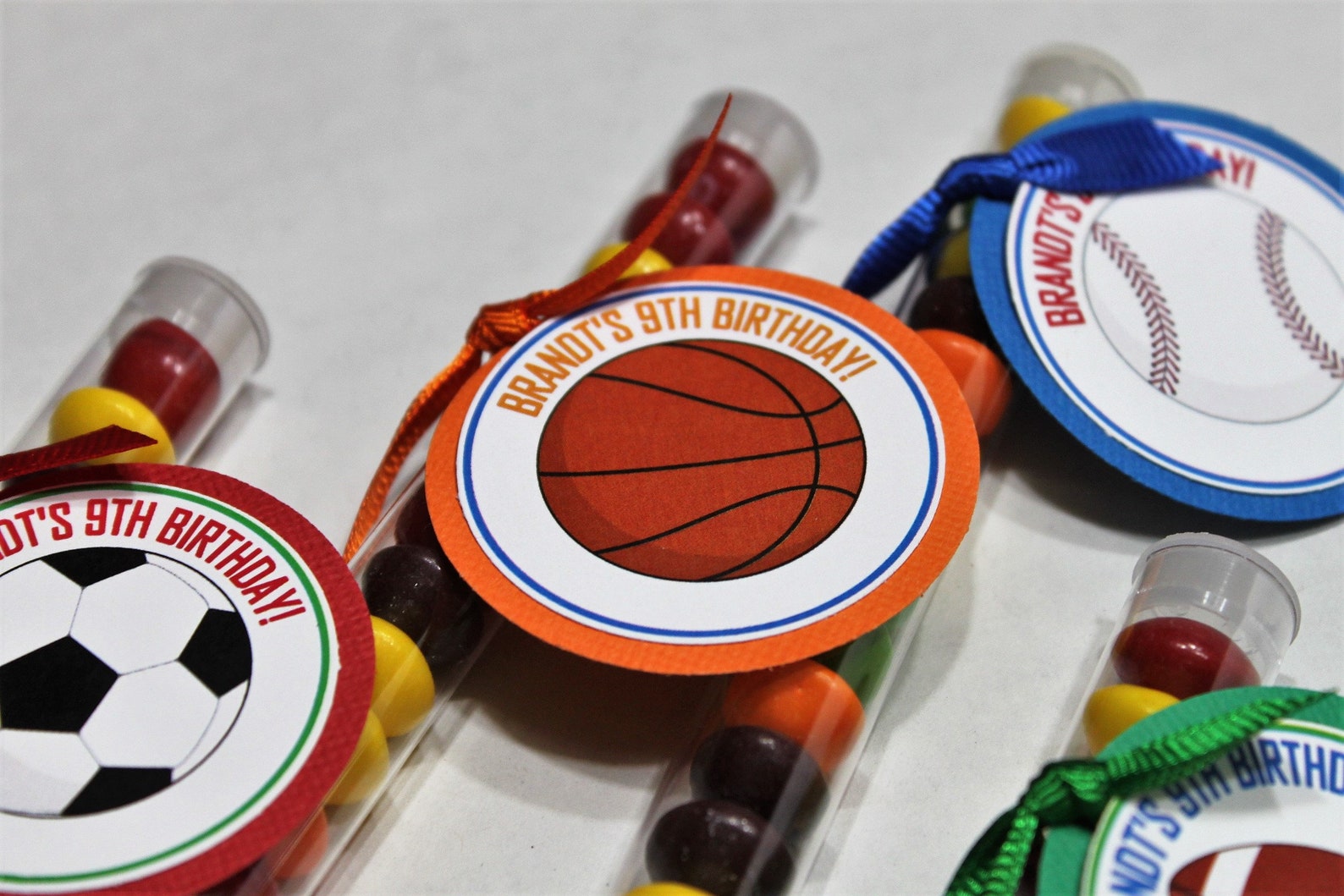 All Sports Party Favor All Sports Party Treat Birthday Etsy