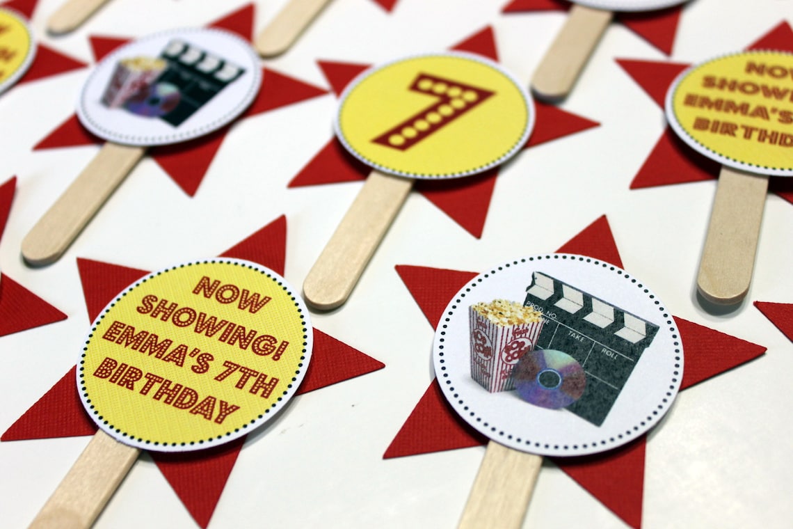 Movie night poster set PRINTABLE 3 signs Welcome to movie | Etsy