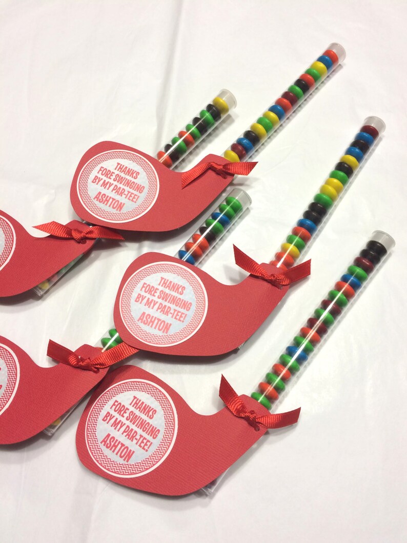 Golf Party Favors 20 Golf Birthday Party Golf Favor Golf Etsy