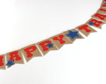 Western Party - happy trails banner, graduation party, bon voyage, going away party, western wedding