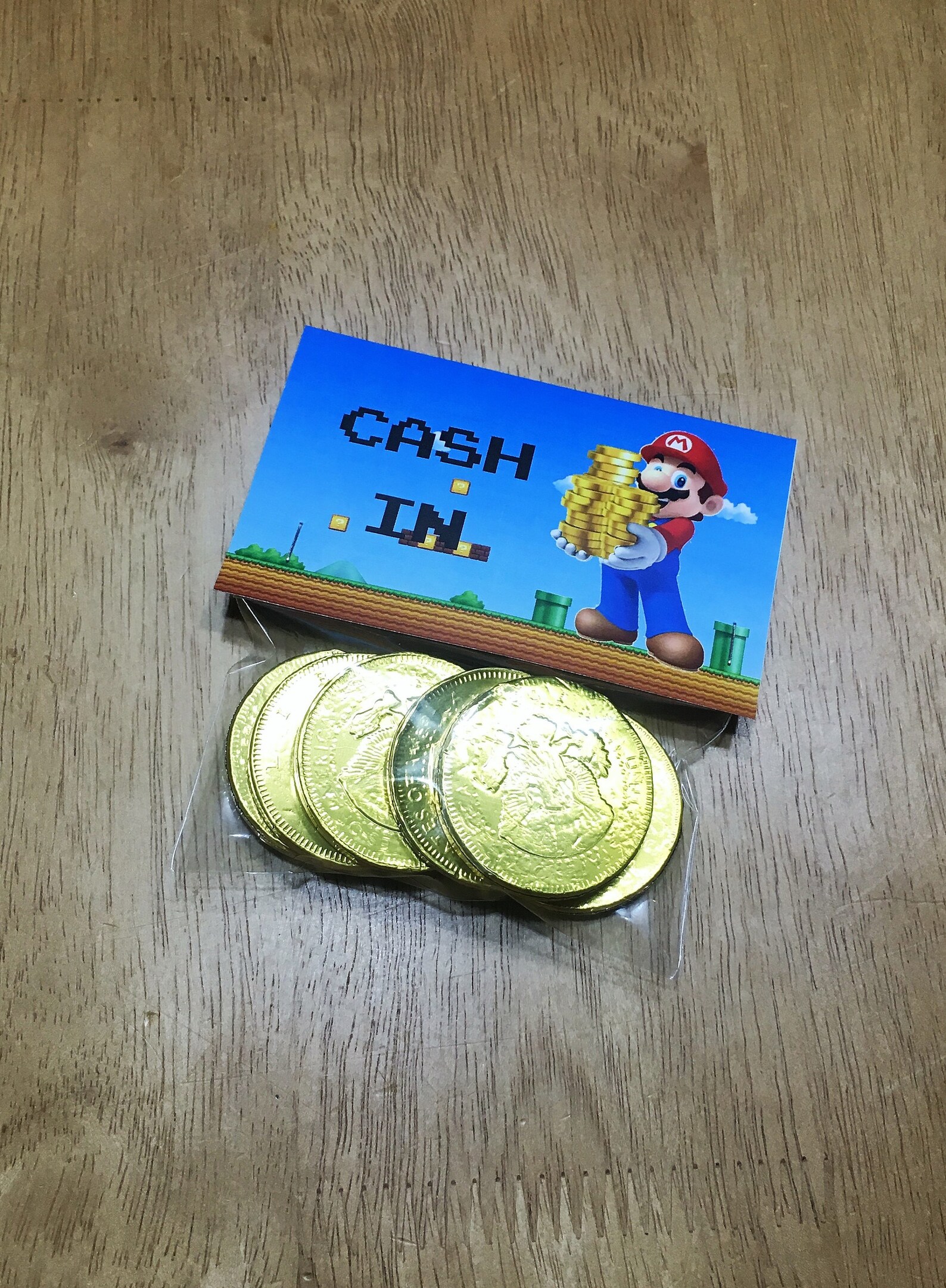 Gaming Party Favors DIGITAL DOWNLOAD Cash in Party Favor Etsy