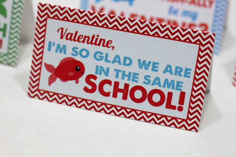 classroom treat Valentines Day favor PRINTED treat topper valentine treat valentine treat topper favor class treat valentine favor