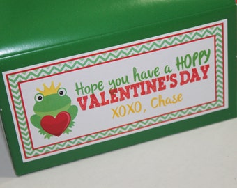 Valentine's Day favor box (12) valentine goodie bag, gable box, party favor, candy box, party supplies, valentine party, classroom treat