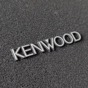 KENWOOD Logo: Laser Cut Adhesive Emblem - Hifi Audio Renovation