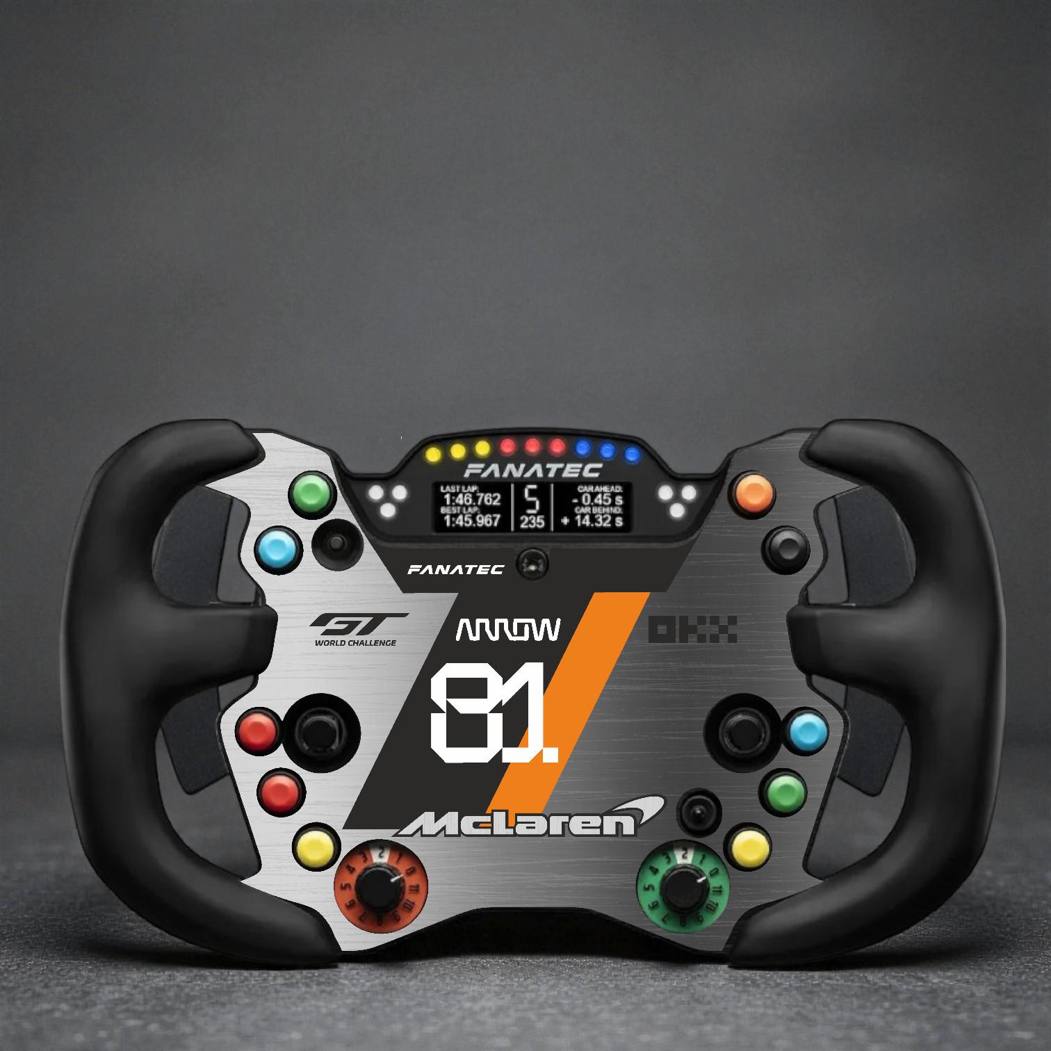 FANATEC Podium GT3 Endurance  ステッカー付 Plate 3D for FANATEC GT3 Endurance Wheel - Etsy