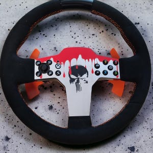 Plate For Fanatec CSL WRC V1P2 - Punisher version sim racig custom