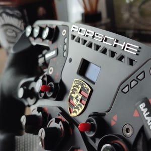 Plate For FANATEC formula V2/2.5 wheel - Porsche small version sim racig custom