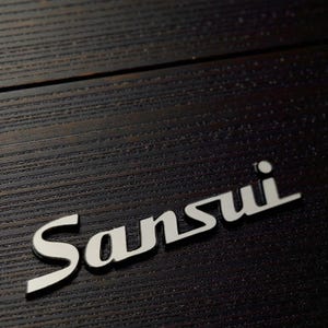 SANSUI Logo: Laser Cut Engraved Audio Emblem